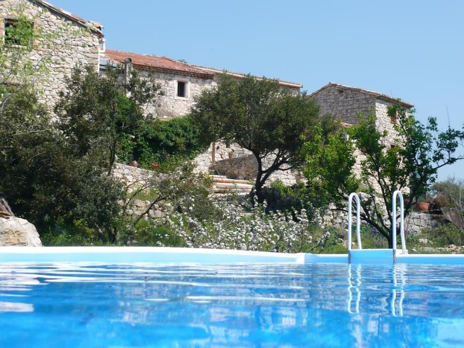 Gites Du Mas Champion - Piscine, Soleil, Nature & Calme - Groupes Saint-Just-et-Vacquières Esterno foto